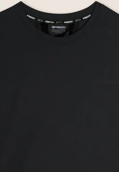 Freddy T-shirt regular fit con inserti a contrasto-Uomo T-shirts E Polo