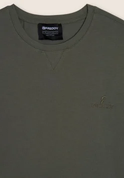 Freddy T-shirt regular fit con logo sul cuore-Uomo T-shirts E Polo