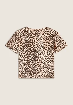 Freddy T-shirt regular fit in jersey animalier-Donna T-shirts