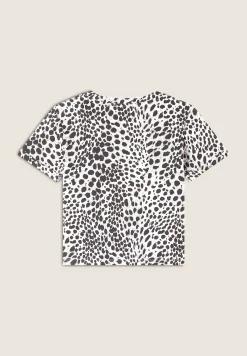 Freddy T-shirt regular fit in jersey animalier-Donna T-shirts