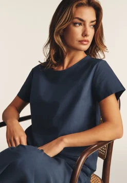 Freddy T-shirt regular in cotone con ricami Sangallo-Donna T-shirts