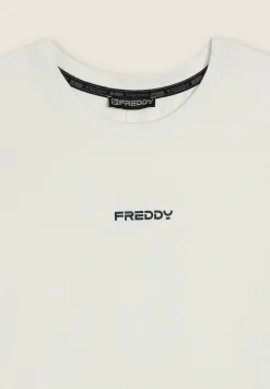 Freddy T-shirt slim con stampa lucida sul davanti-Uomo T-shirts E Polo