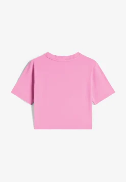 Freddy T-shirt slim fit corta in tessuto jersey tinto capo-Donna T-shirts