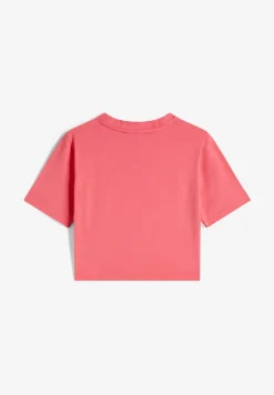 Freddy T-shirt slim fit corta in tessuto jersey tinto capo-Donna T-shirts