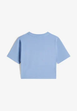 Freddy T-shirt slim fit corta in tessuto jersey tinto capo-Donna T-shirts