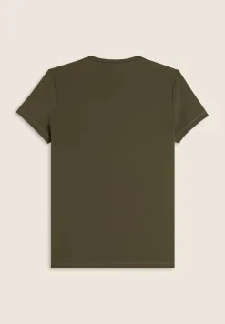 Freddy T-shirt slim fit in D.I.W.O.® con logo stampato-Donna Pilates|Fitness