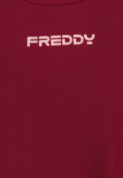 Freddy T-shirt tecnica con spacchi laterali e fit regolare-Donna Pilates|Fitness