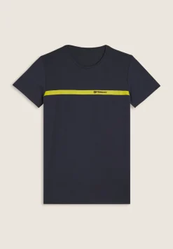 Freddy T-shirt Uomo con Banda a Contrasto e Logo-Uomo T-shirts E Polo