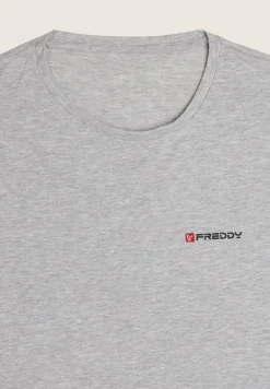 Freddy T-shirt Uomo in Cotone con Logo Colorato-Uomo T-shirts E Polo