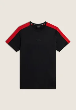 Freddy T-shirt Uomo in Jersey di Poliestere con Inserti a Contrasto-Uomo T-shirts E Polo