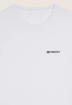 Freddy T-shirt Uomo Regular Fit in Cotone con Logo-Uomo T-shirts E Polo
