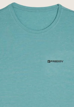 Freddy T-shirt Uomo Regular Fit in Cotone con Logo-Uomo T-shirts E Polo