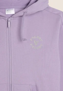 Freddy Tuta Bambina con cappuccio e glitter logo- Tute Sportive