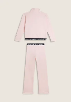 Freddy Tuta Bambina zip e collo alto con bande jacquard- Tute Sportive