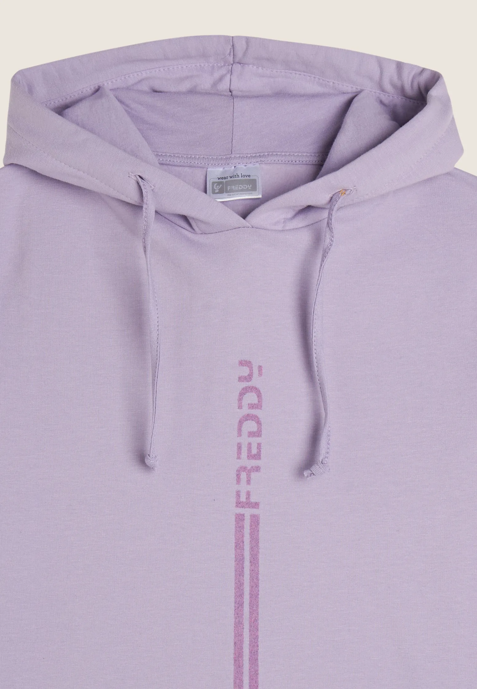 Freddy Tuta bicolore Bambina in french terry con cappuccio- Tute Sportive