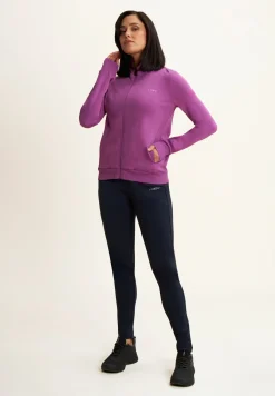 Freddy Tuta con zip e collo alto in tessuto interlock di cotone-Donna Pilates|Ginnastica