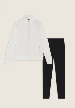 Freddy Tuta con zip e collo alto in tessuto interlock di cotone-Donna Pilates|Ginnastica