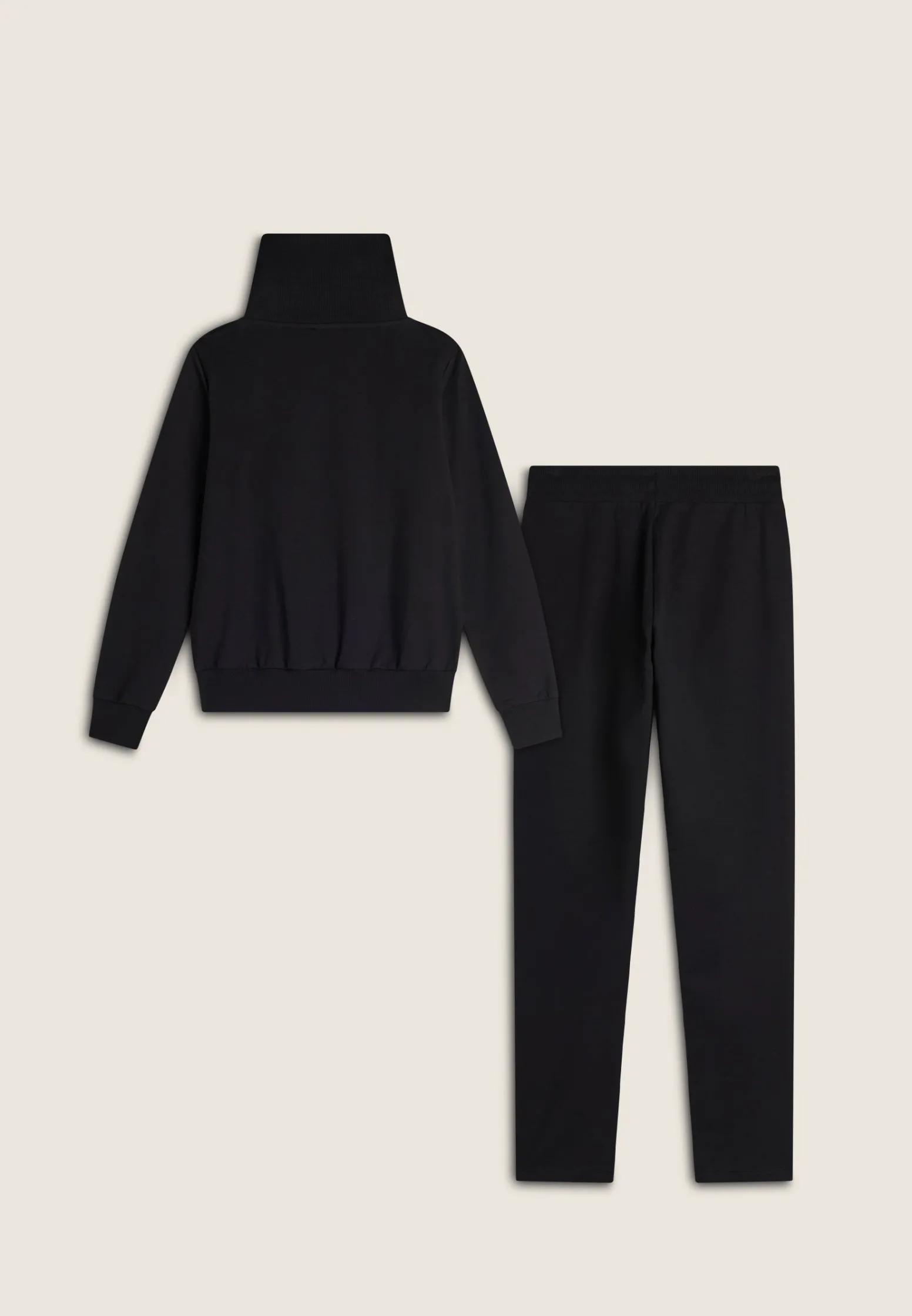 Freddy Tuta donna in felpa con zip e ampio collo in costina-Donna Ginnastica|Tute