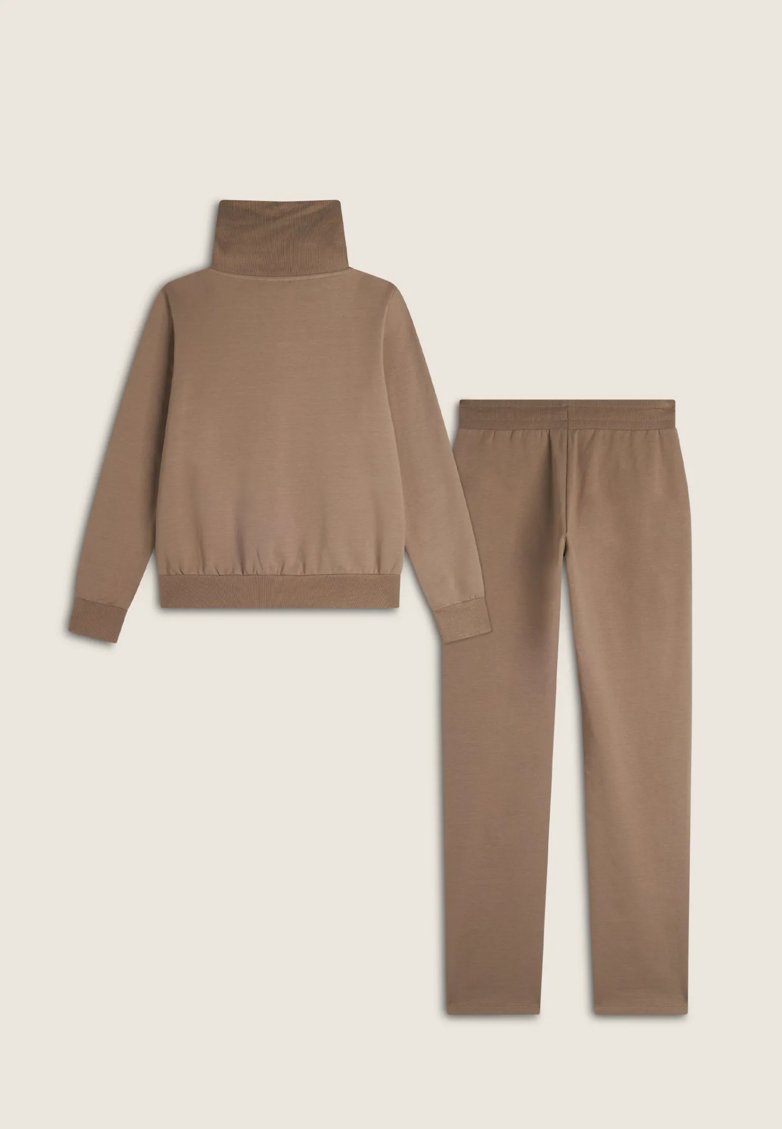 Freddy Tuta donna in felpa con zip e ampio collo in costina-Donna Ginnastica|Tute