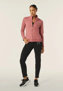 Freddy Tuta donna in felpa con zip e collo alto dettagli in perline-Donna Ginnastica|Tute