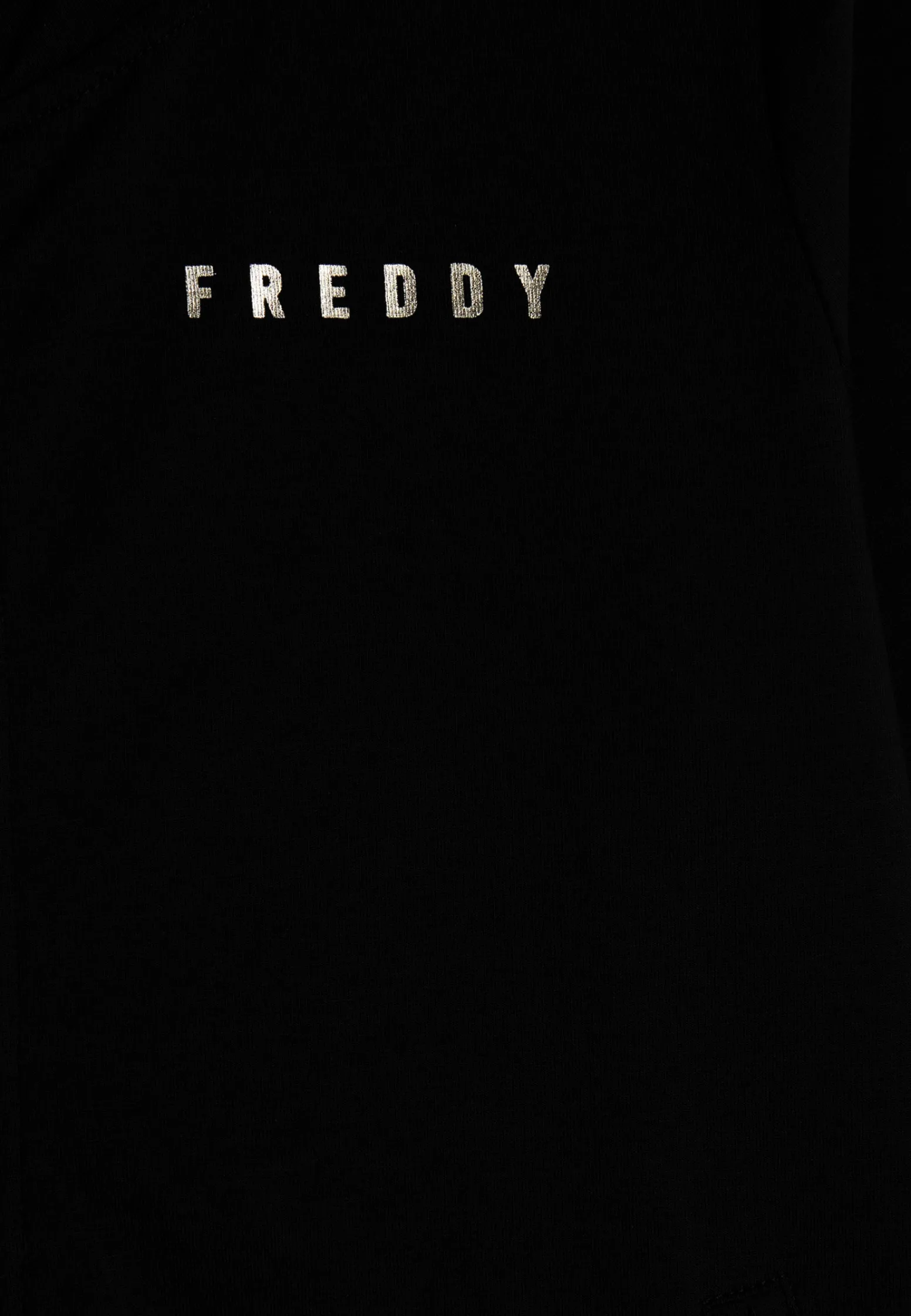 Freddy Tuta donna in jersey con collo alto e dettagli dorati-Donna Tute