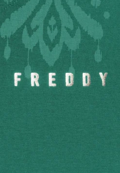 Freddy Tuta donna leggera con zip, cappuccio e dettagli oro-Donna Tute