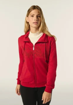 Freddy Tuta donna zip e collo alto in felpa con dettagli floreali-Donna Ginnastica|Tute