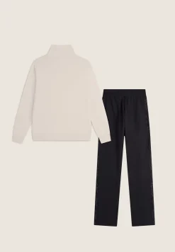 Freddy Tuta donna zip e collo alto in felpa con dettagli floreali-Donna Ginnastica|Tute