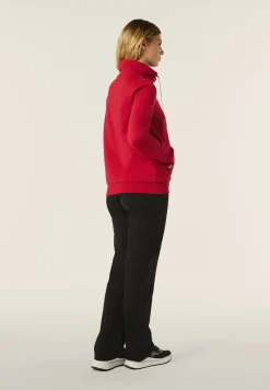 Freddy Tuta donna zip e collo alto in felpa con dettagli floreali-Donna Ginnastica|Tute