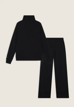 Freddy Tuta interlock comfort fit con zip e collo alto ampio-Donna Pilates|Ginnastica
