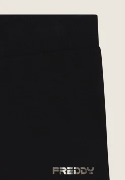 Freddy Tuta interlock comfort fit con zip e collo alto ampio-Donna Pilates|Ginnastica