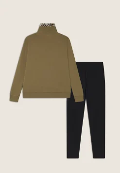 Freddy Tuta interlock con zip e collo alto interno fantasia-Donna Pilates|Ginnastica