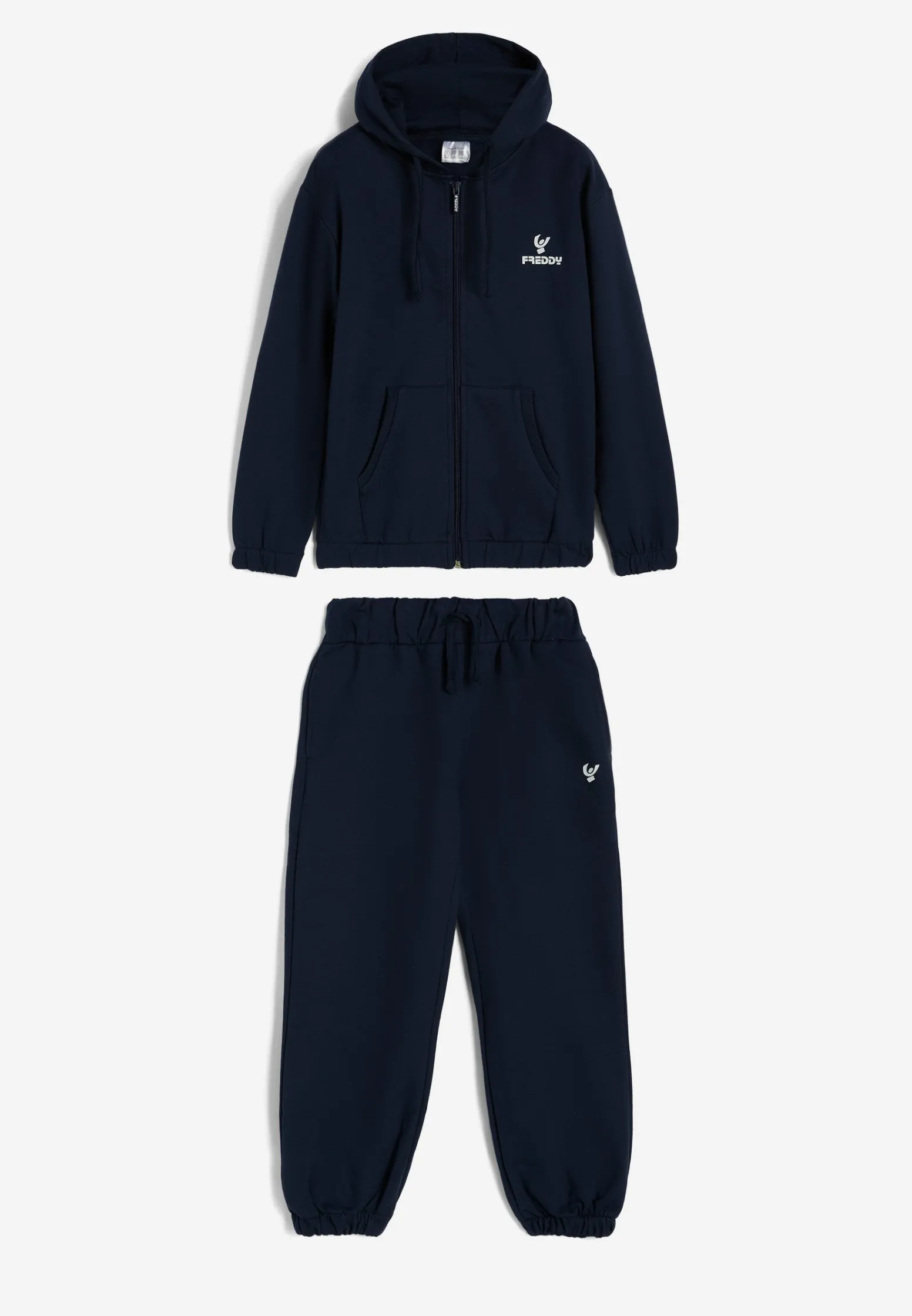Freddy Tuta monocolore full-zip con cappuccio e bordi elastici- Tute Sportive
