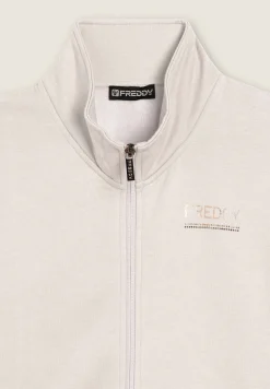 Freddy Tuta regular fit con collo alto e dettagli in strass-Donna Ginnastica|Tute