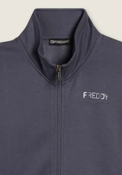 Freddy Tuta regular fit con collo alto e dettagli in strass-Donna Ginnastica|Tute