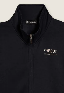 Freddy Tuta regular fit con collo alto e dettagli in strass-Donna Ginnastica|Tute