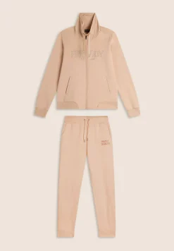 Freddy Tuta sportiva Donna con Zip e Collo alto decorata da borchie-Donna Ginnastica|Tute