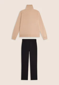 Freddy Tuta sportiva Donna con Zip e Collo alto e pantaloni wide-Donna Ginnastica|Tute