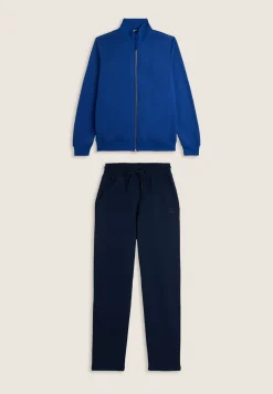 Freddy Tuta sportiva in cotone con felpa zip e pantaloni dritti-Uomo Tute Sportive