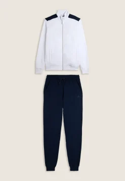 Freddy Tuta sportiva in cotone con felpa zip e dettagli a contrasto-Uomo Tute Sportive