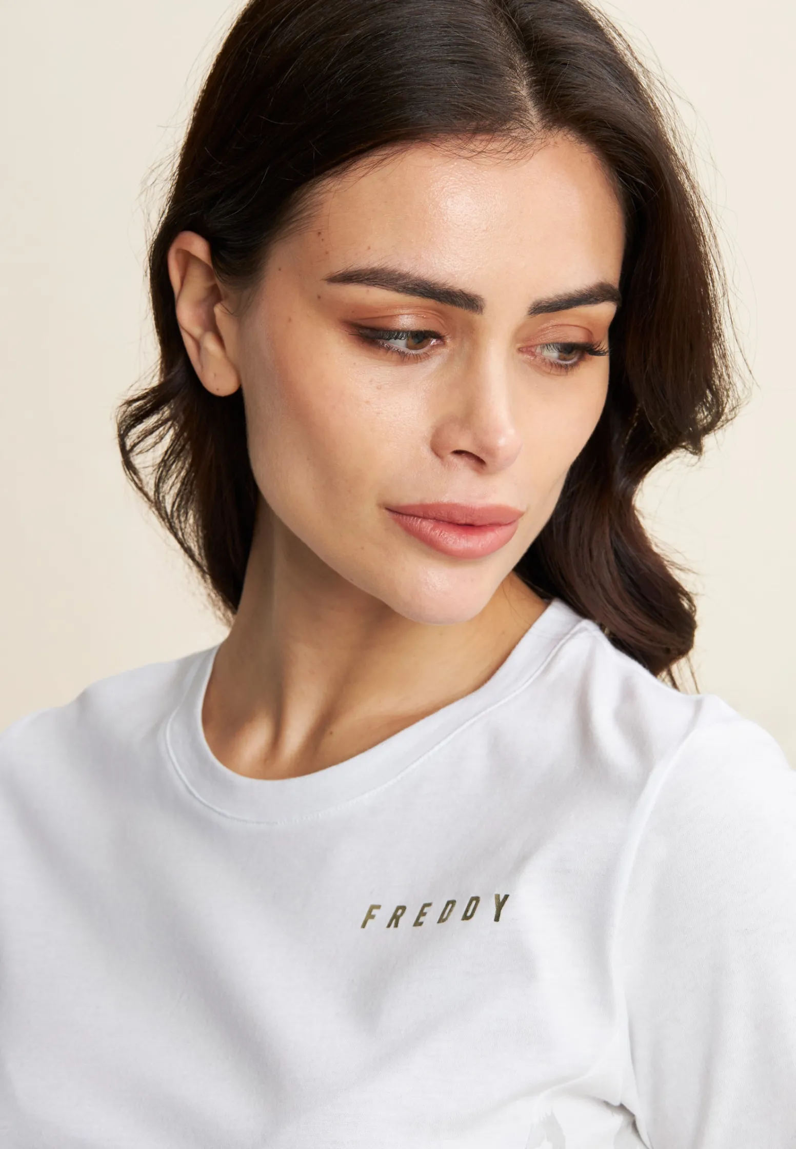 Freddy Vestito a maniche corte in jersey con dettagli floreali-Donna Ginnastica|Abiti