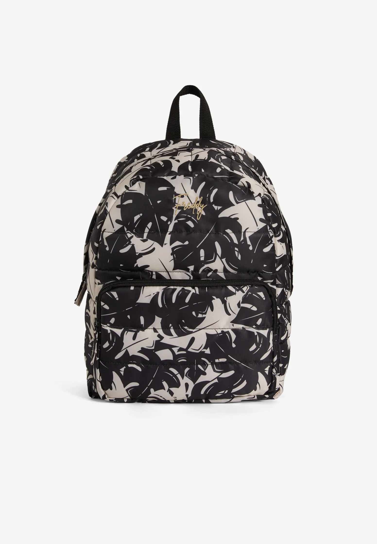 Freddy Zaino fantasia foliage bicolore con tasca frontale-Donna Borse E Zaini